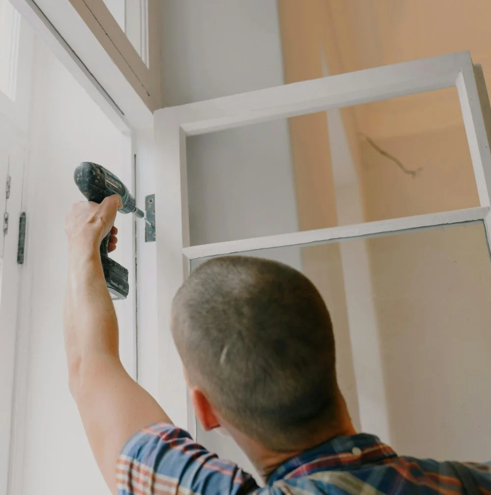 In-house maintenance technician at work